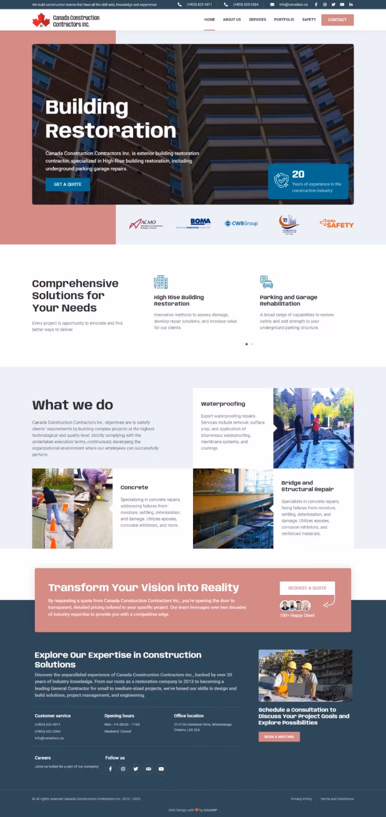 Canada Construction Contractors Inc.
