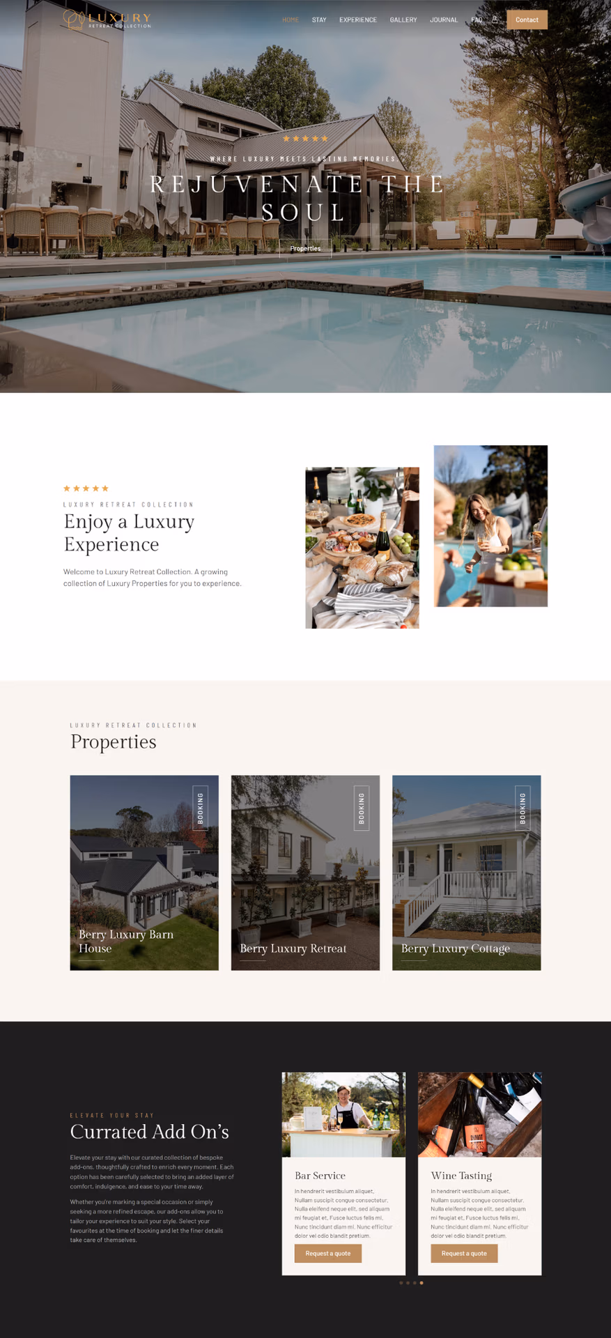 Luxury Retreat Collections