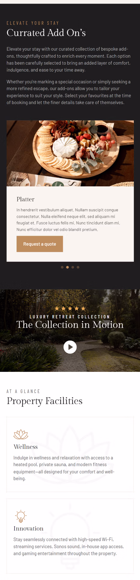 Luxury Retreat Collections
