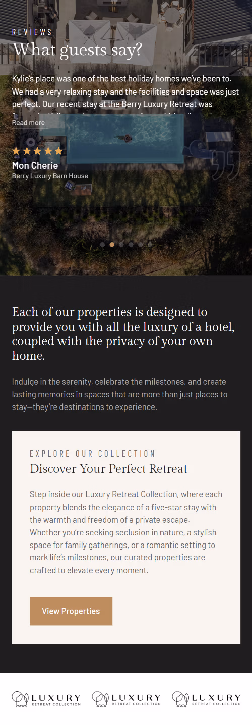 Luxury Retreat Collections
