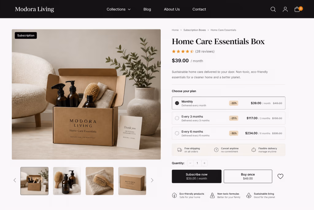 subscription-based products