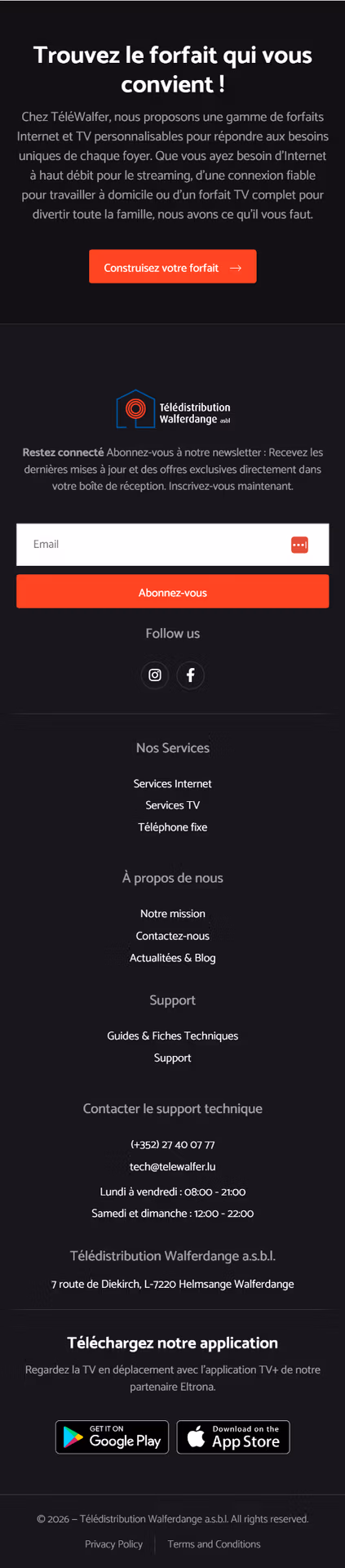 Télédistribution Walferdange