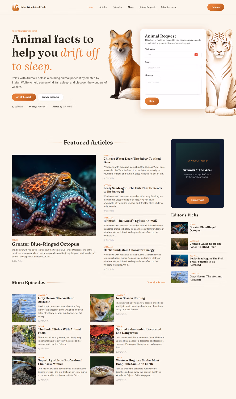 Relax With Animal Facts