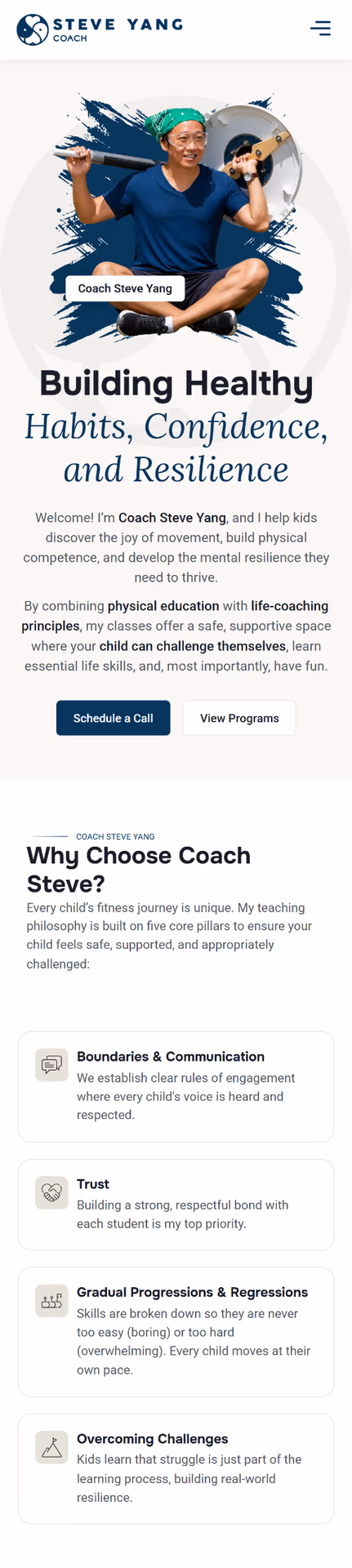 Coach Steve Yang